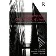 Organizational Climate and Culture
