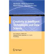 Creativity in Intelligent Technologies and Data Science