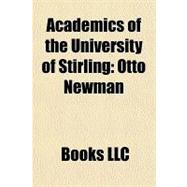 Academics of the University of Stirling : Otto Newman