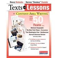 Texts and Lessons for Content-area Writing,9780325077673