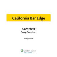 California Bar Edge: California Contracts Essay Questions for the Bar Exam