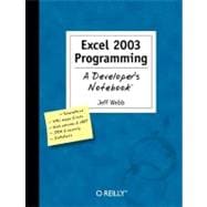 Excel 2003 Programming