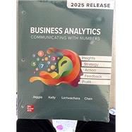 Loose-Leaf for Business Analytics: 2025 Release book cover, ISBN 9781265867676