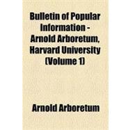 Bulletin of Popular Information - Arnold Arboretum, Harvard University
