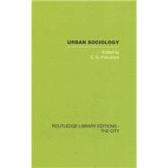 Urban Sociology: Critical Essays