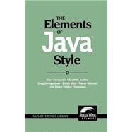 The Elements of Javaâ„¢ Style