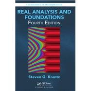 Real Analysis and Foundations, Fourth Edition