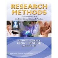 Research Methods A Framework for Evidence-Based Clinical Practice