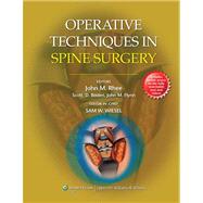 Operative Techniques in Spine Surgery