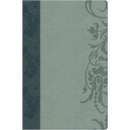 The Study Bible for Women: HCSB Large Print Edition, Teal/Sage LeatherTouch