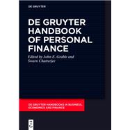 De Gruyter Handbook of Personal Finance