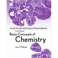 Basic Concepts of Chemistry, Student Study Guide, 8th Edition