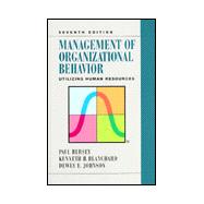 Management of Organizational Behavior: Utilizing Human Resources