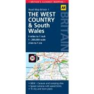 Road Map Britain: The West Country & South Wales