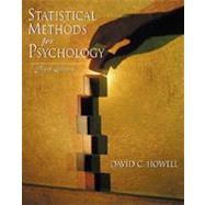 Statistical Methods for Psychology (with CD-ROM and InfoTrac)