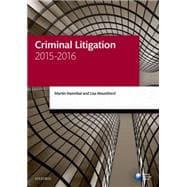 Criminal Litigation 2015-2016