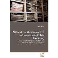 Foi and the Governance of Information in Public Tendering