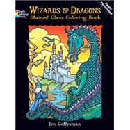 Wizards and Dragons Stained Glass Coloring Book