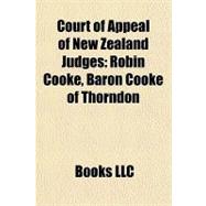 Court of Appeal of New Zealand Judges : Robin Cooke, Baron Cooke of Thorndon