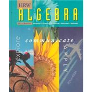 Algebra : Explore, Communicate, and Apply 1997