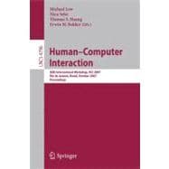 Human-Computer Interaction: IEEE International Workshop, HCI 2007 Rio De Janeiro, Brazil, October 20, 2007 Proceedings