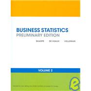 Business Statistics Preliminary Edition Vol. II