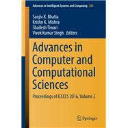 Advances in Computer and Computational Sciences