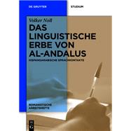 Das linguistische Erbe von al-Andalus book cover, ISBN 9783110697735
