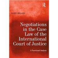 Negotiations in the Case Law of the International Court of Justice