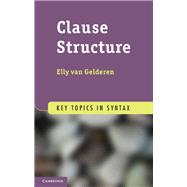 Clause Structure