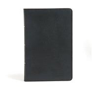 CSB Large Print Personal Size Reference Bible, Black LeatherTouch, Indexed