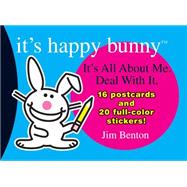 It's Happy Bunny Postcard Book #1: It's All About Me. Deal with It