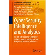 Cyber Security Intelligence and Analytics