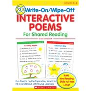 20 Write-on/Wipe-off Interactive Poems for Shared Reading Fun Poems on the Topics You Teach to Fill in and Read with Young Learners