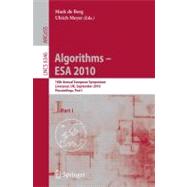 Algorithms -- Esa 2010