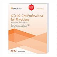 ICD-10-CM Professional for Physicians with Guidelines 2022 Item #: GITPB22