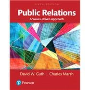Public Relations A Values-Driven Approach, Books a la Carte