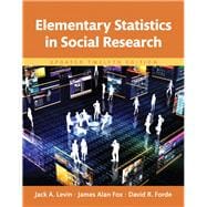 Elementary Statistics in Social Research, Updated Edition -- Books a la Carte