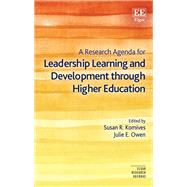 A Research Agenda for Leadership Learning and Development through Higher Education