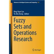Fuzzy Sets and Operations Research