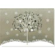 Silver Tree Deluxe Holiday Cards