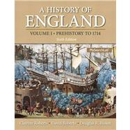 History of England, Volume 1, A (Prehistory to 1714)