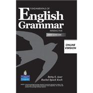 Fundamentals of English Grammar Interactive, Online Version, Student Access