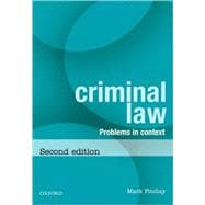 Criminal Law Problems in Context