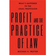 Profit and the Practice of Law