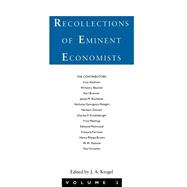 Recollections of Eminent Economists