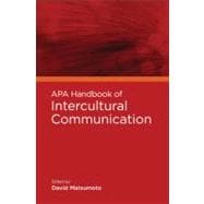 Apa Handbook of Intercultural Communication