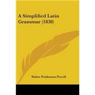 A Simplified Latin Grammar