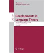 Developments in Language Theory : 12th International Conference, DLT 2008, Kyoto, Japan, September 16-19, 2008, Proceedings