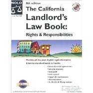 California Landlords Law Book Vol. 1 : Rights and Responsibilities